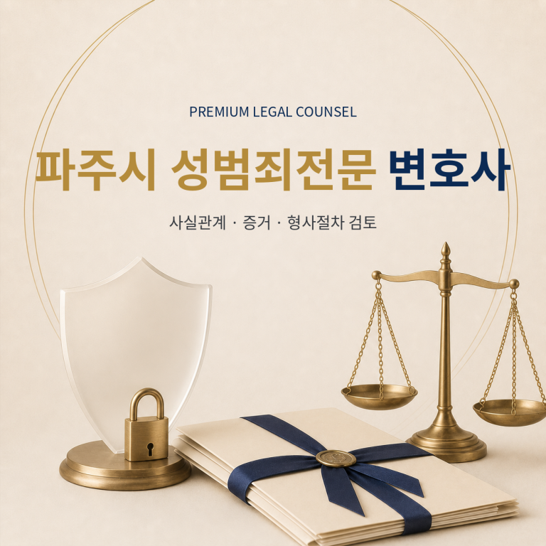 파주시 성범죄전문 변호사